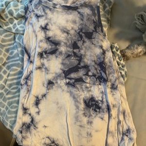 tye dye american eagle tank